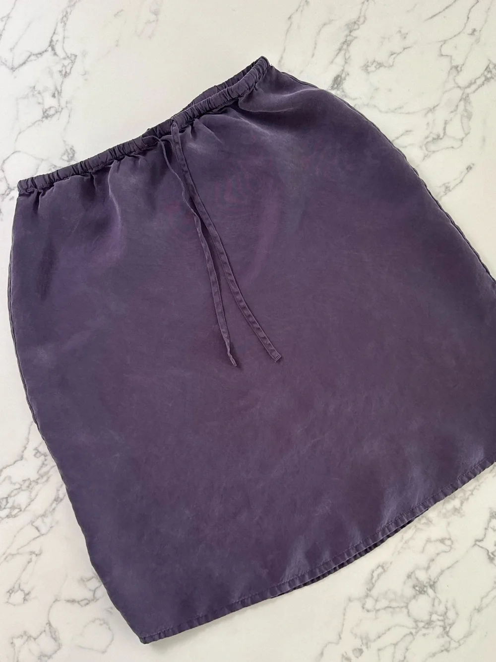 Afends Giselle Cupro Midi Skirt - Aubergine - Size Small